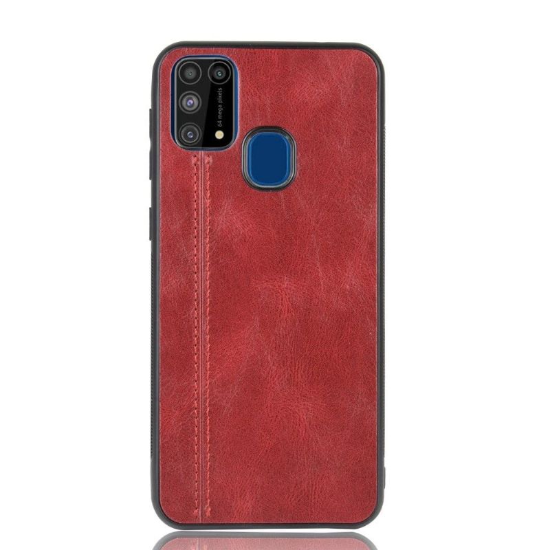 Kryt Na Samsung Galaxy M31 Prošívání Koženým Efektem