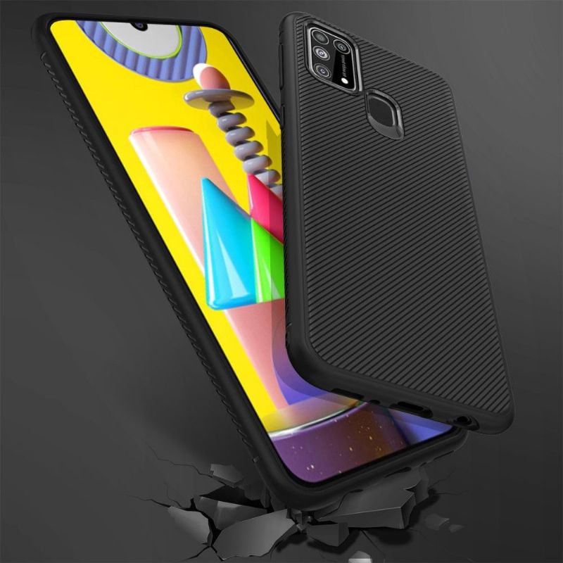 Kryt Na Samsung Galaxy M31 Žebrovaná Efektová Hadice