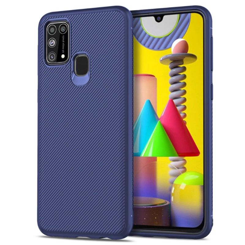 Kryt Na Samsung Galaxy M31 Žebrovaná Efektová Hadice