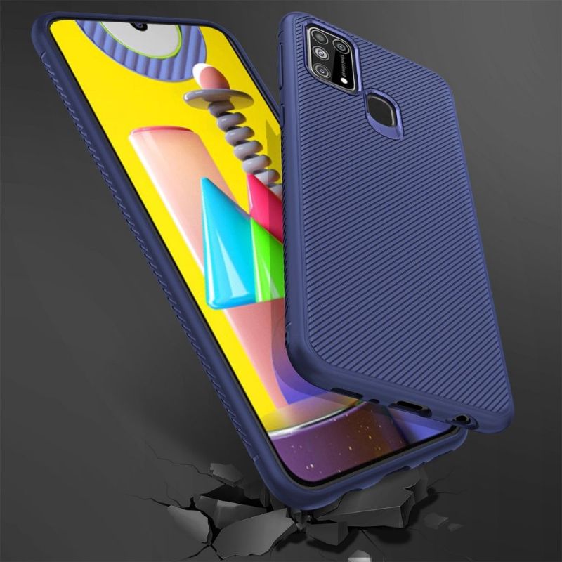 Kryt Na Samsung Galaxy M31 Žebrovaná Efektová Hadice