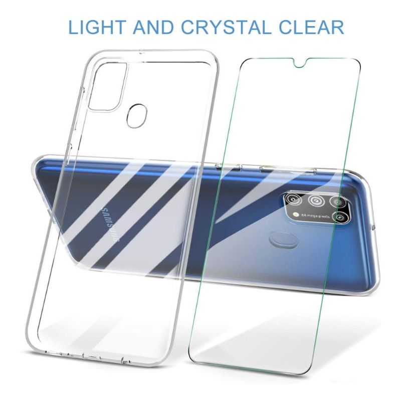 Kryty Na Mobil Na Samsung Galaxy M31 + Ochranná Fólie Z Tvrzeného Skla