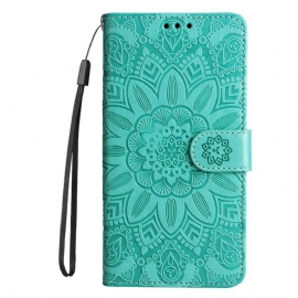 Kožený Kryt Na Huawei Nova 12 Se Mandala S Popruhem