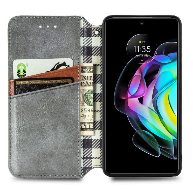 Flipové Pouzdro Na Motorola Edge 20 Držák Karty Kub Design