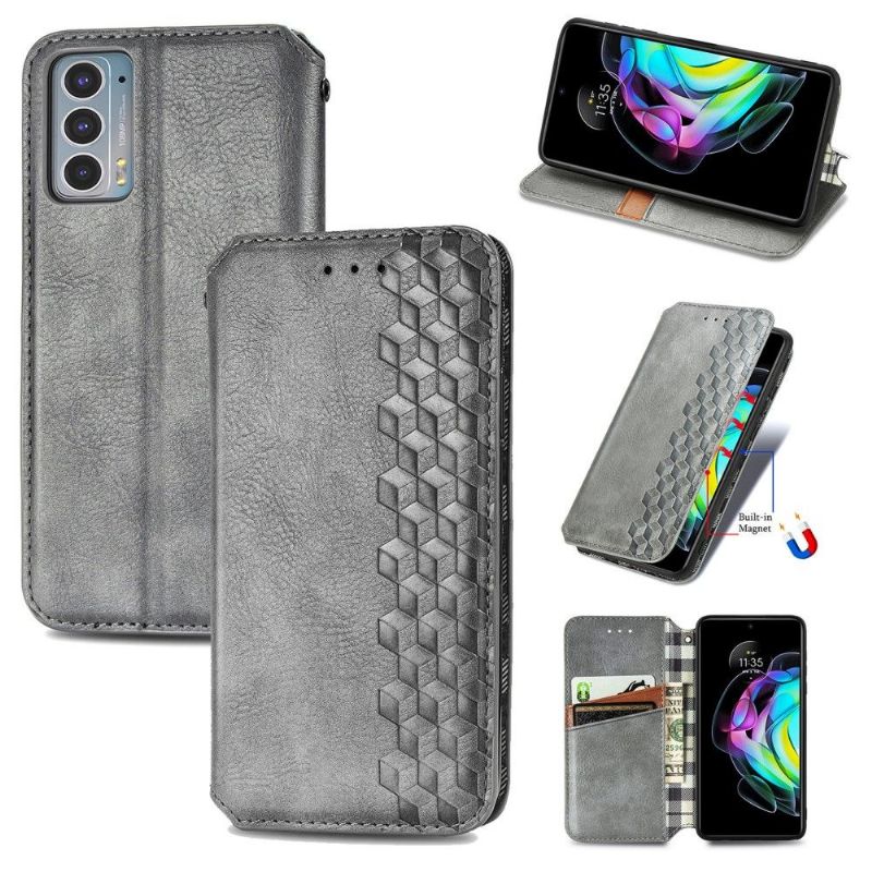 Flipové Pouzdro Na Motorola Edge 20 Držák Karty Kub Design
