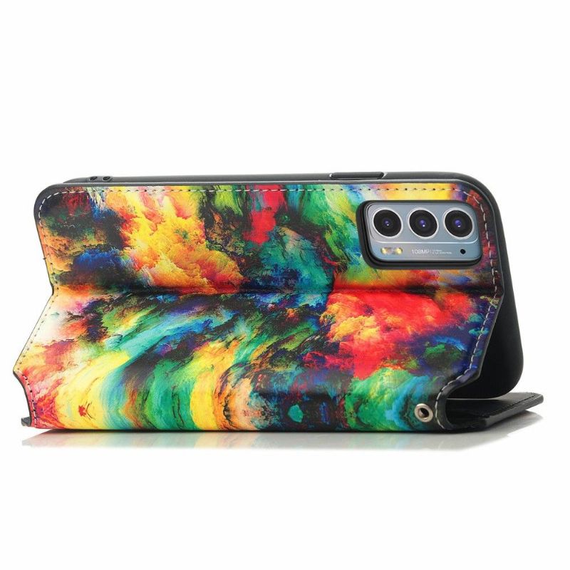 Flipové Pouzdro Na Motorola Edge 20 Duhový Oblak