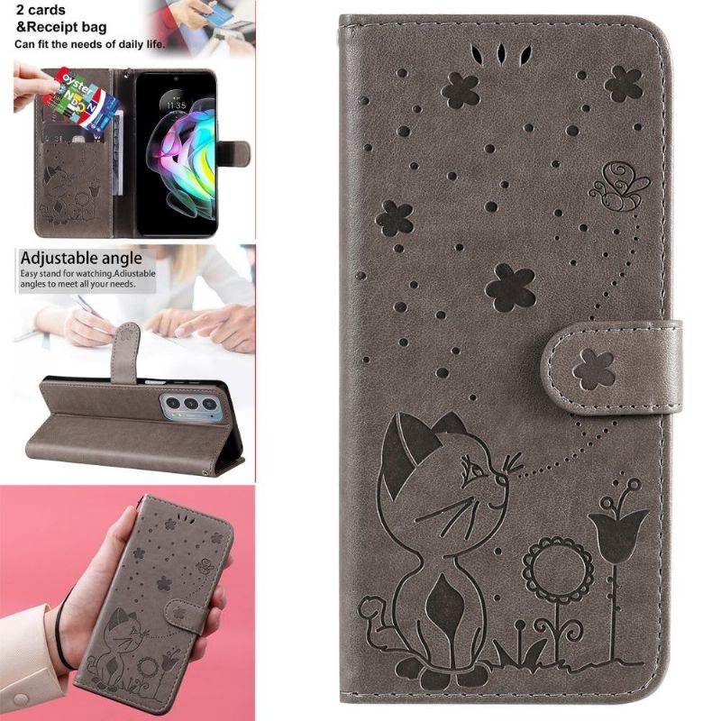 Flipové Pouzdro Na Motorola Edge 20 Ilustrace Kat