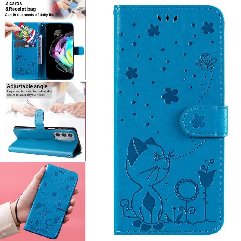 Flipové Pouzdro Na Motorola Edge 20 Ilustrace Kat