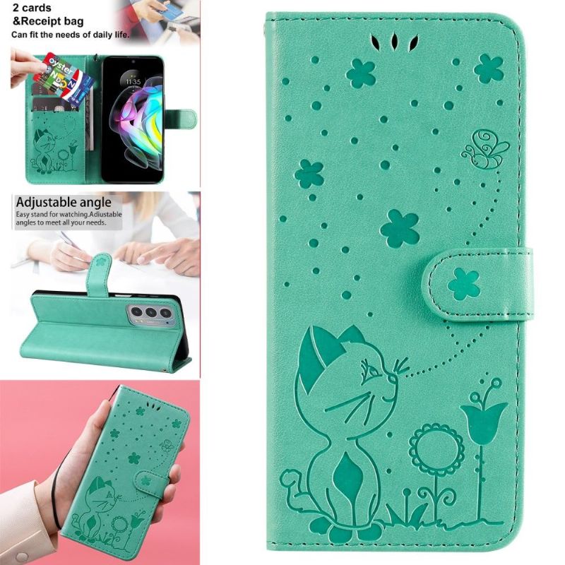 Flipové Pouzdro Na Motorola Edge 20 Ilustrace Kat