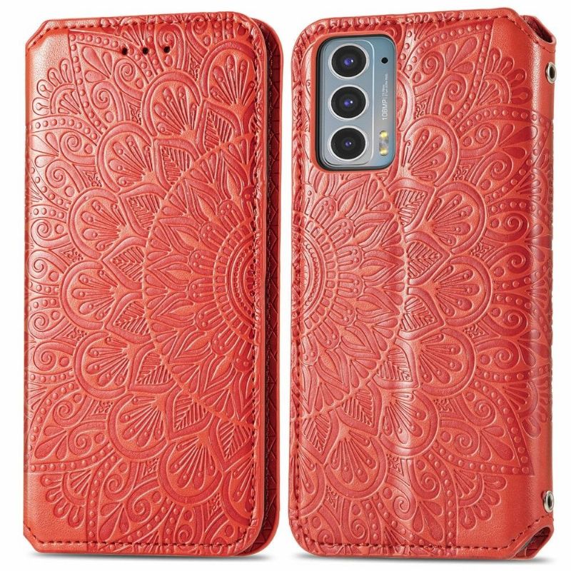Flipové Pouzdro Na Motorola Edge 20 Kožené Pouzdro Flip Chic Mandala