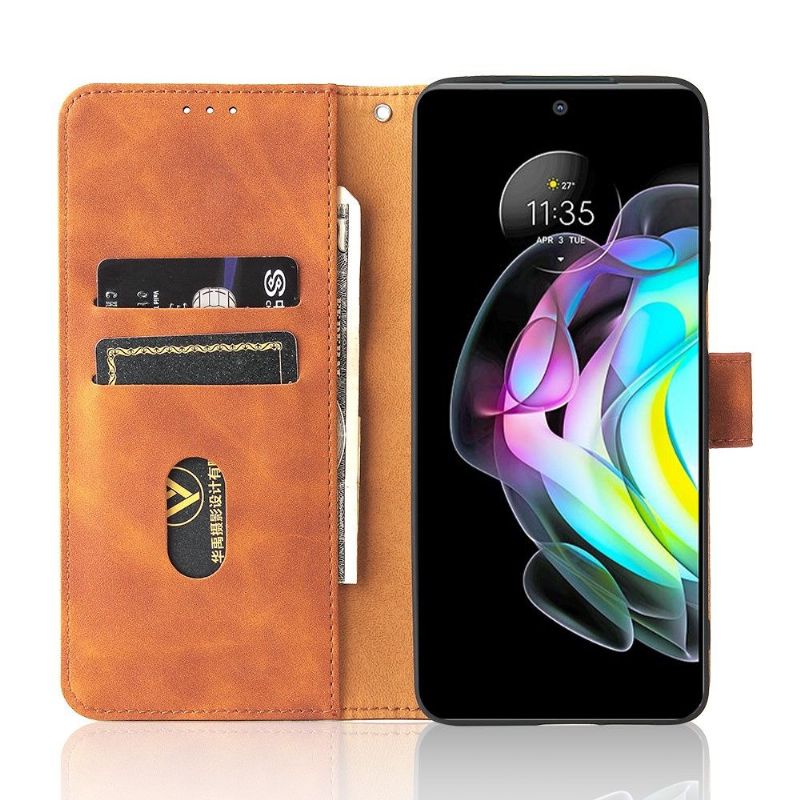 Flipové Pouzdro Na Motorola Edge 20 Měkký Dotek
