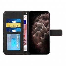 Flipové Pouzdro Na Motorola Edge 20 Čáry Úsměvu