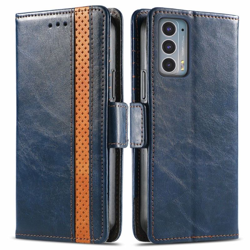 Kožené Pouzdro Na Motorola Edge 20 Flipové Pouzdro Flip Business