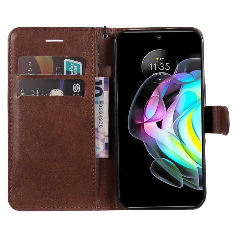 Kožené Pouzdro Na Motorola Edge 20 Na Lana Sylvette