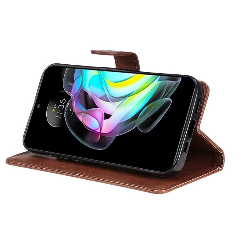 Kožené Pouzdro Na Motorola Edge 20 Na Lana Sylvette