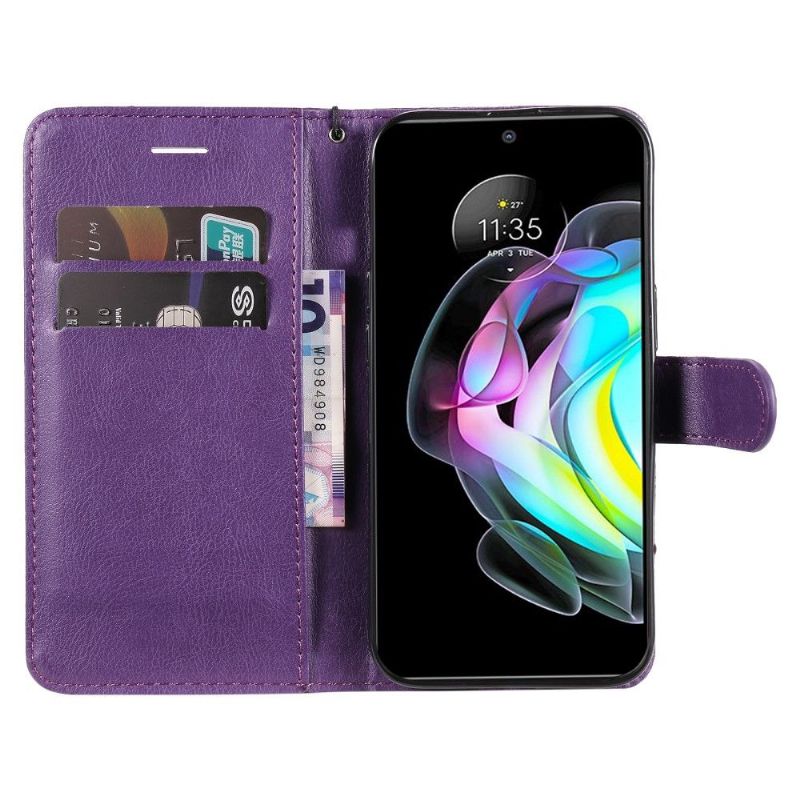 Kožené Pouzdro Na Motorola Edge 20 Na Lana Sylvette