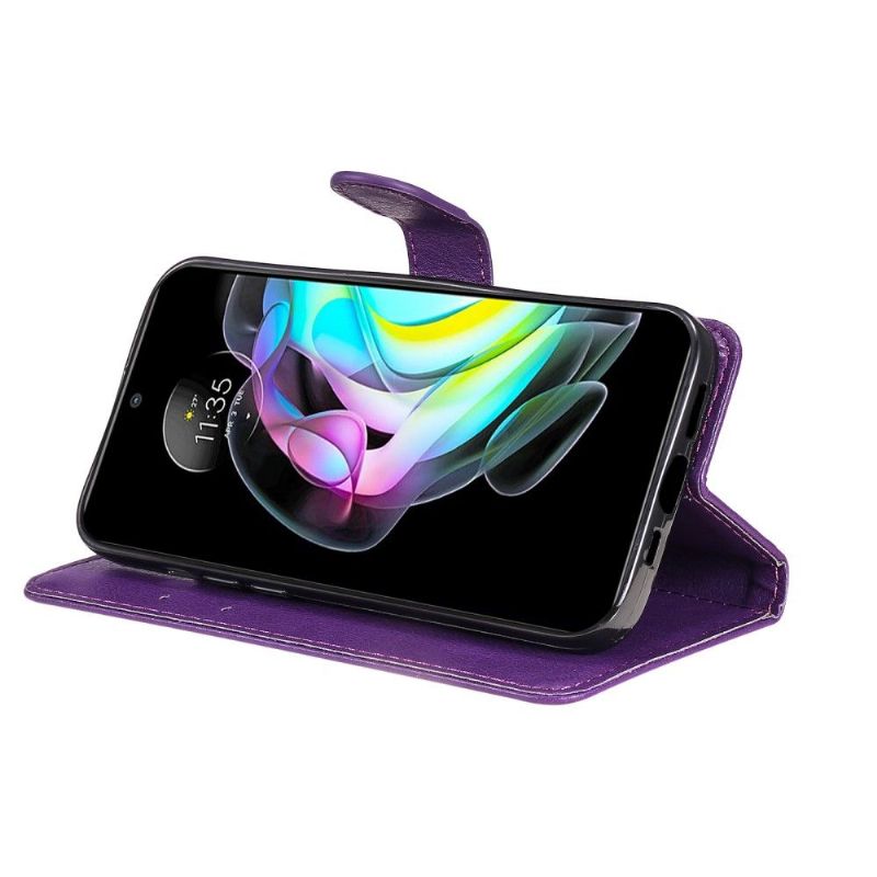 Kožené Pouzdro Na Motorola Edge 20 Na Lana Sylvette