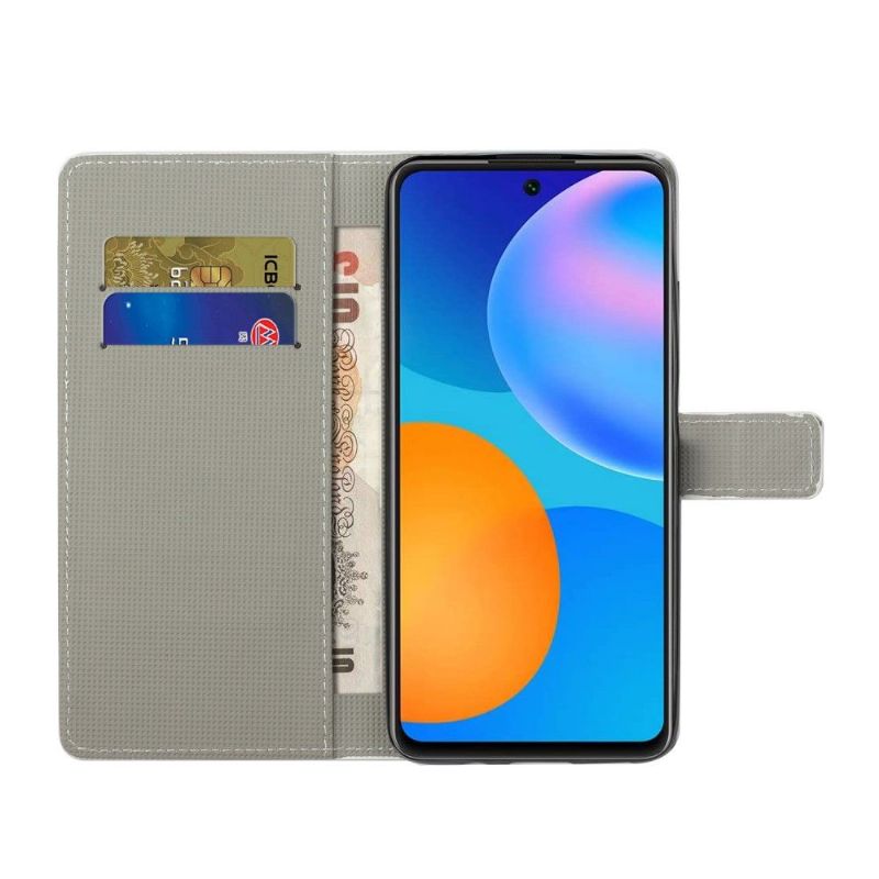 Kožené Pouzdro Na Motorola Edge 20 Spící Sova