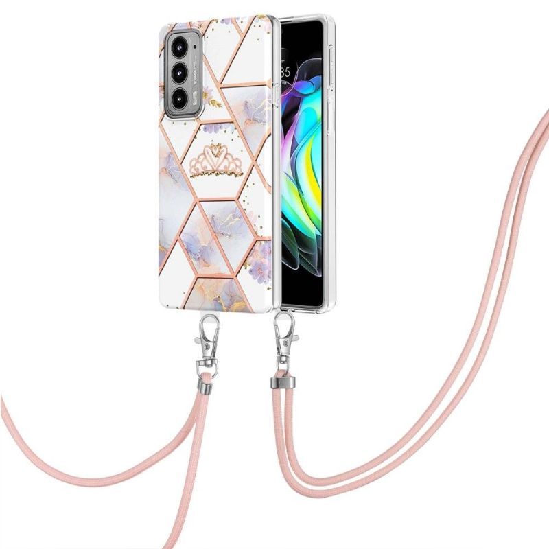 Kryt Na Motorola Edge 20 Na Lana Mramor A Koruna