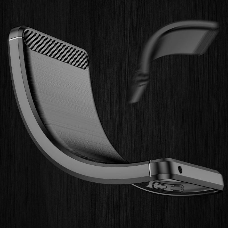 Kryt Na Motorola Edge 20 Silikonový Kartáčovaný Efekt