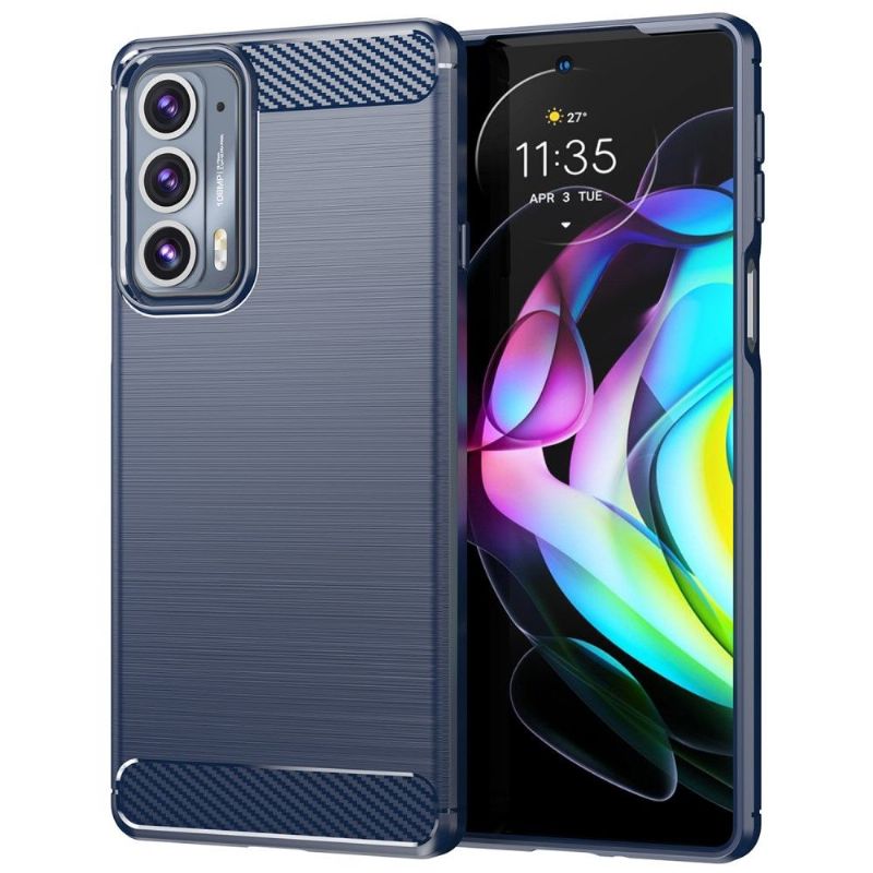 Kryt Na Motorola Edge 20 Silikonový Kartáčovaný Efekt