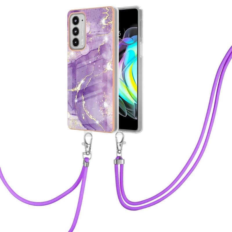Kryty Na Mobil Na Motorola Edge 20 Na Lana Mramor