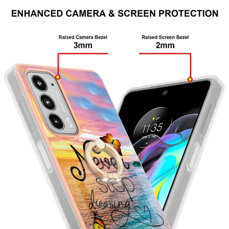 Kryty Na Mobil Na Motorola Edge 20 Nikdy Nepřestávejte Snít S Prstenem
