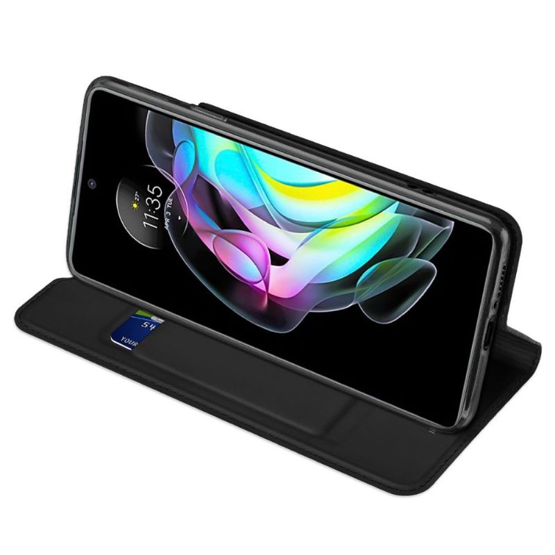 Pouzdra Na Motorola Edge 20 Obchodní Saténový Efekt