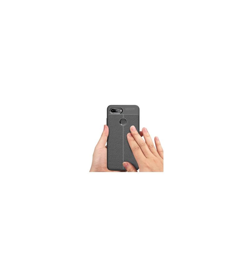 Kryt Na Xiaomi Mi 8 Lite Styl Kůže S Texturou Litchi