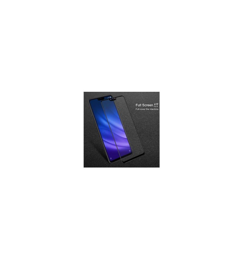 Ochrana Obrazovky Z Tvrzeného Skla Xiaomi Mi 8 Lite V Plné Velikosti – Černá