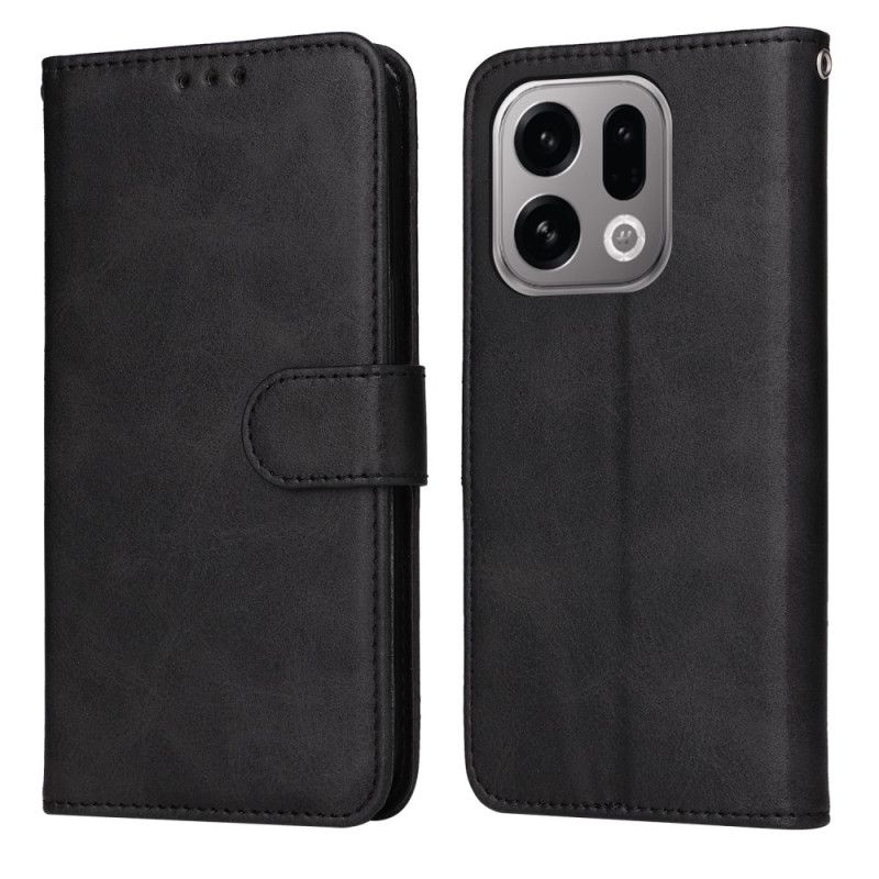 Kožený Kryt Na Oppo Find X9 5g Jednobarevný