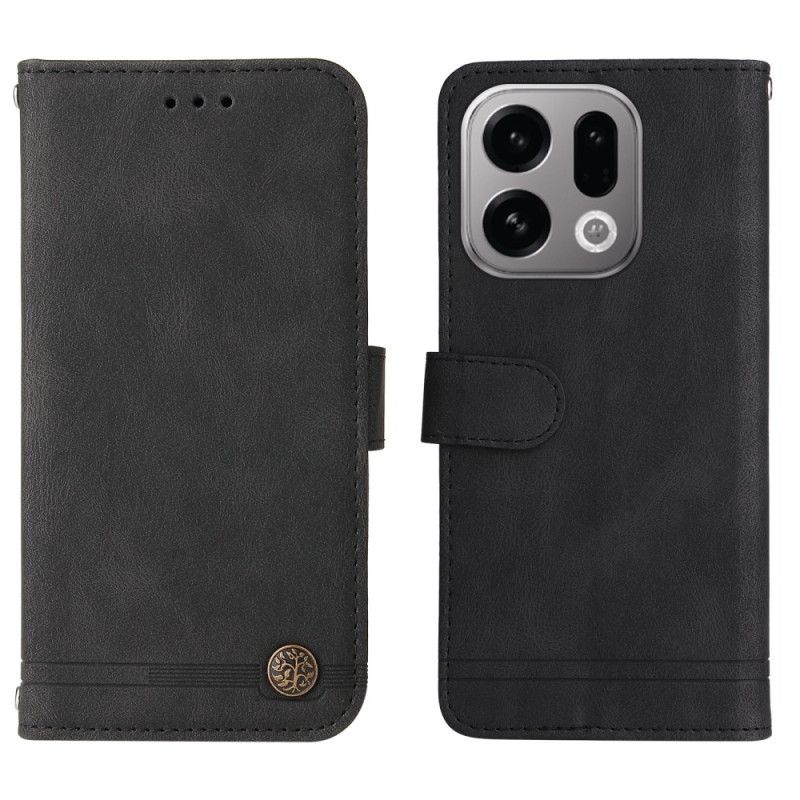 Kožený Kryt Oppo Find X9 5g Dekorativní Nýt