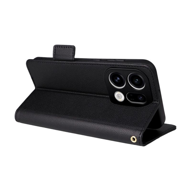 Kožený Kryt Oppo Find X9 5g Umělá Kůže S Páskem