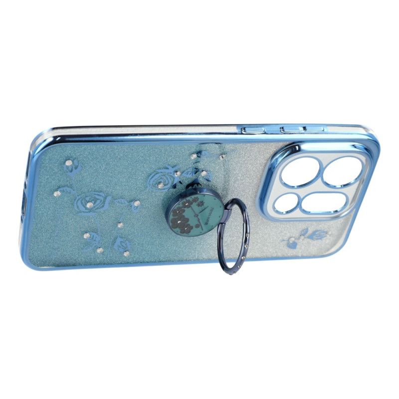 Kryt Na Oppo Find X9 5g Kadem Květiny A Kamínky Držák Na Prsteny