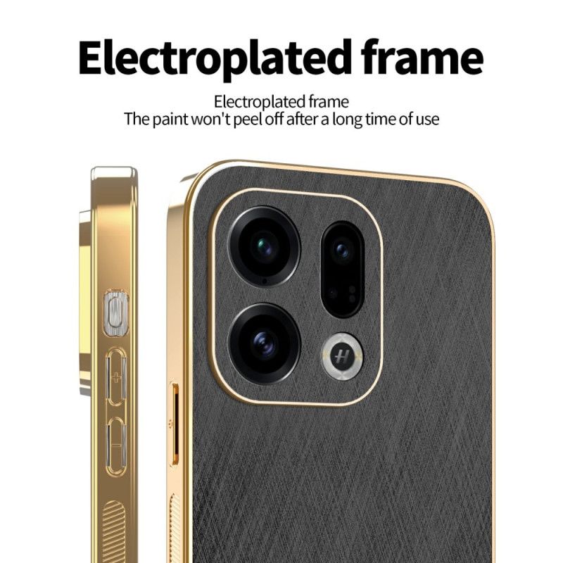 Kryt Oppo Find X9 5g Kadem Kožený Efekt