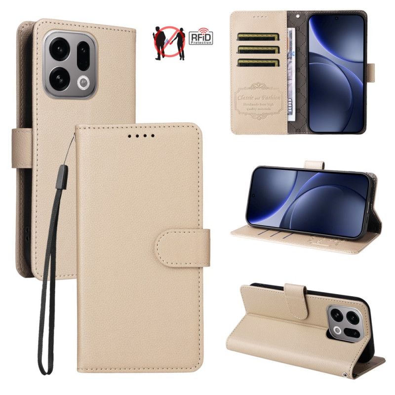 Peněženková Pouzdra Oppo Find X9 5g Rfid Ochrana