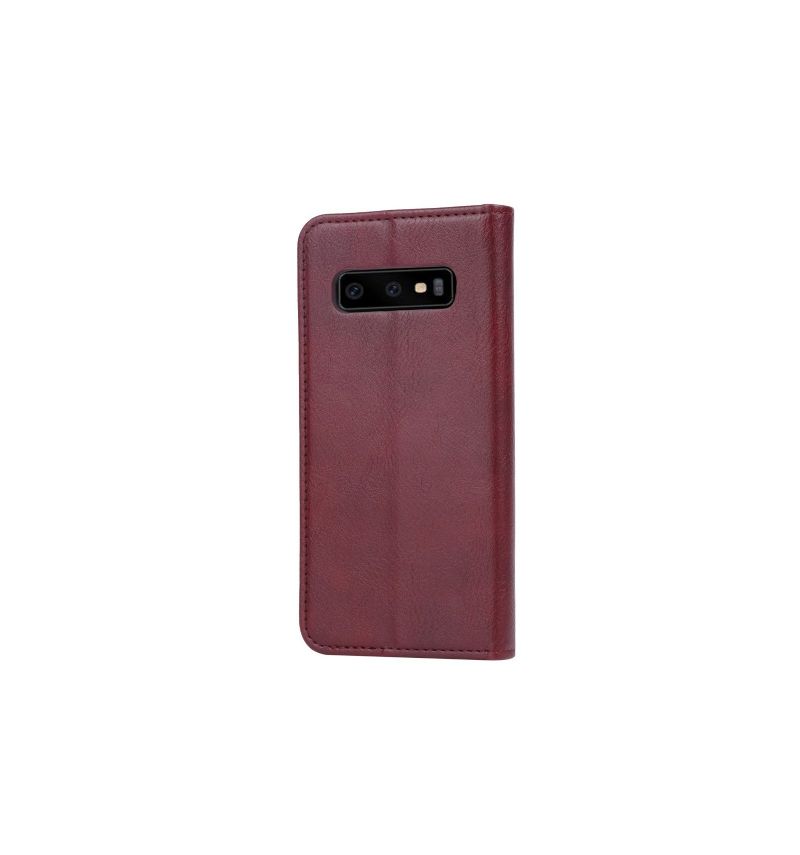 Kožené Pouzdro Folio Na Samsung Galaxy S10 Kožené Pouzdro Na Karty