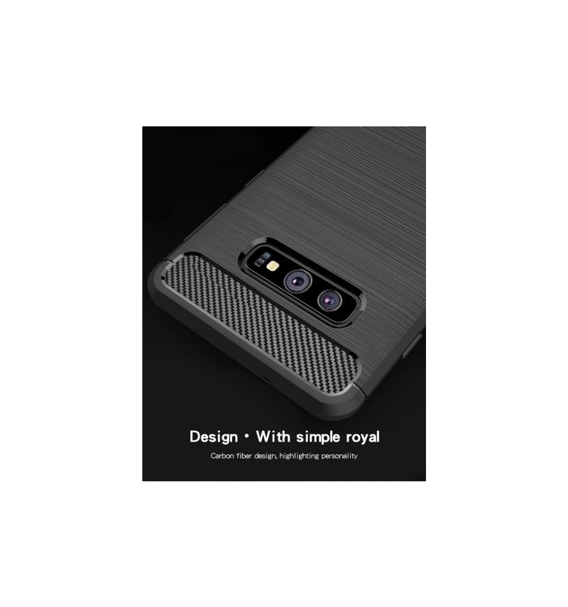 Kryt Na Samsung Galaxy S10 Mofi Kartáčovaný Gel
