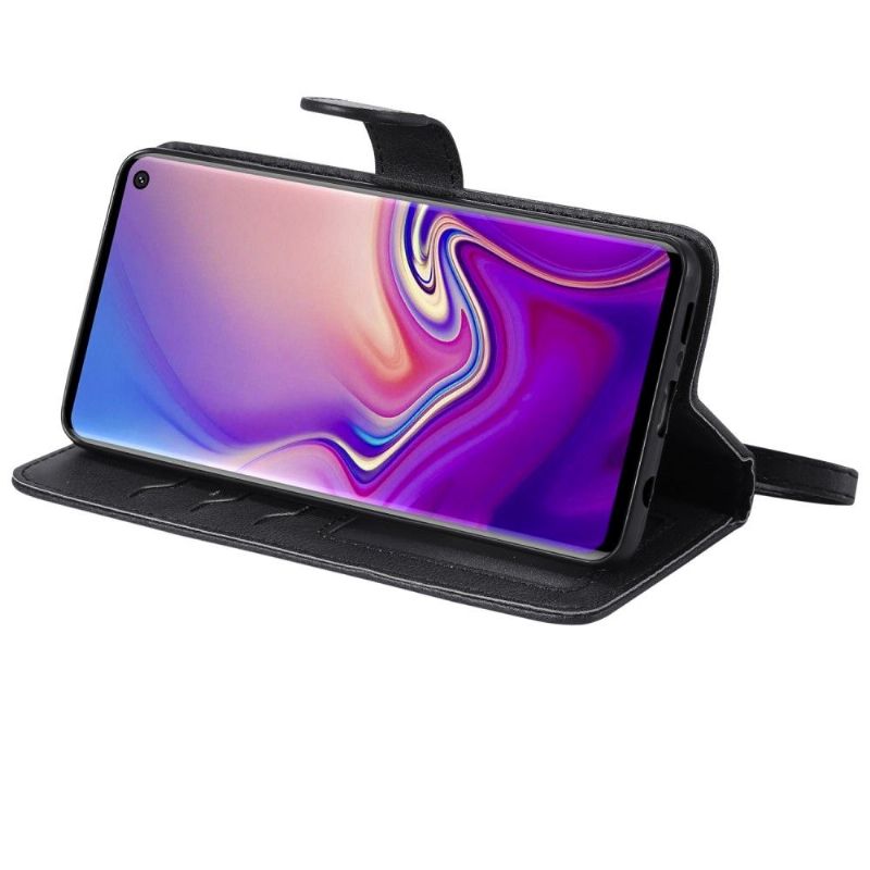 Kryt Pouzdra Na Samsung Galaxy S10 Magnetická Umělá Kůže