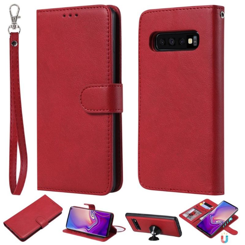 Kryt Pouzdra Na Samsung Galaxy S10 Magnetická Umělá Kůže