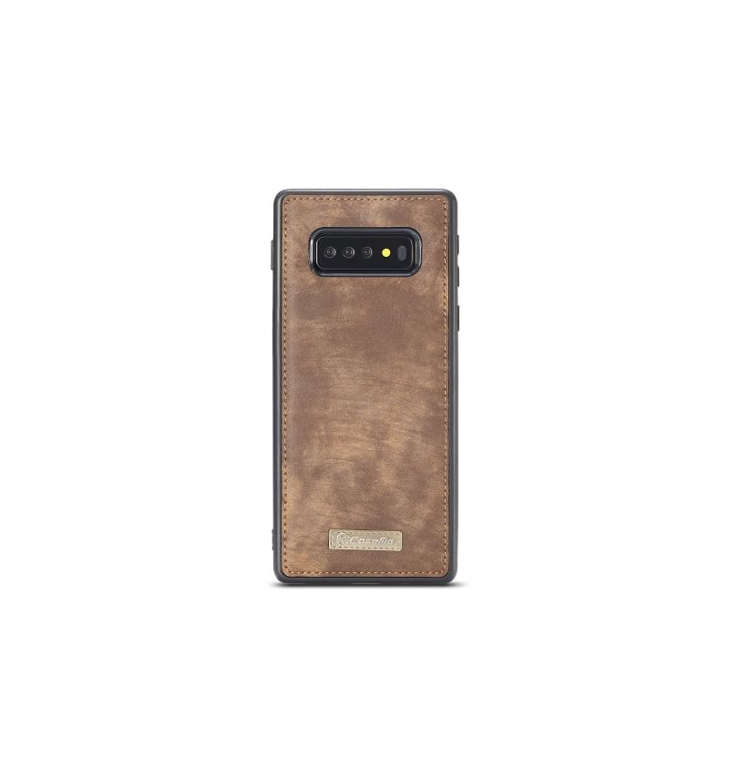 Kryt Pouzdra Na Samsung Galaxy S10 Peněženkové Pouzdro A Hnědý Případ