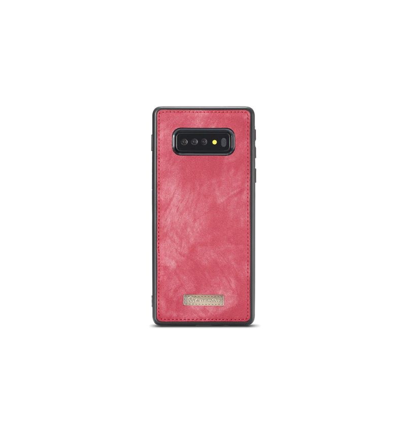 Kryty Na Mobil Pouzdra Na Samsung Galaxy S10 Peněženkové Pouzdro A Červený Případ