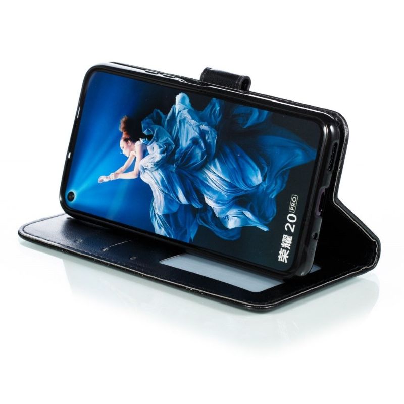 Pouzdra Na Honor 20 Pro Flipové Pouzdro Mandala Folio Se Šňůrkou