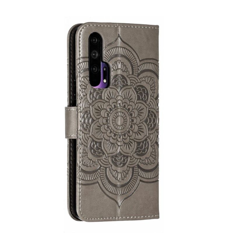 Pouzdra Na Honor 20 Pro Flipové Pouzdro Mandala Folio Se Šňůrkou