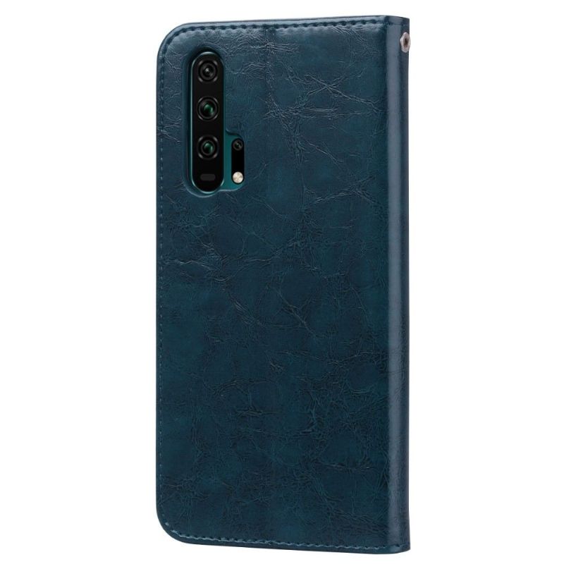Pouzdra Na Honor 20 Pro Luxusní Vintage Kožený Efekt