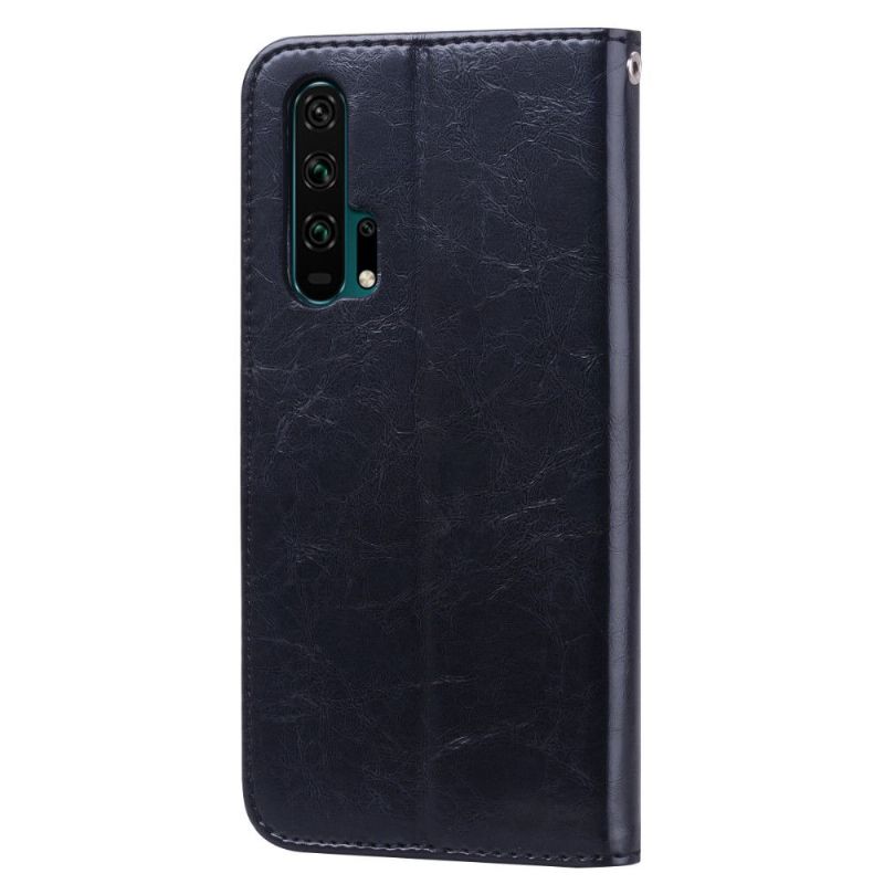 Pouzdra Na Honor 20 Pro Luxusní Vintage Kožený Efekt
