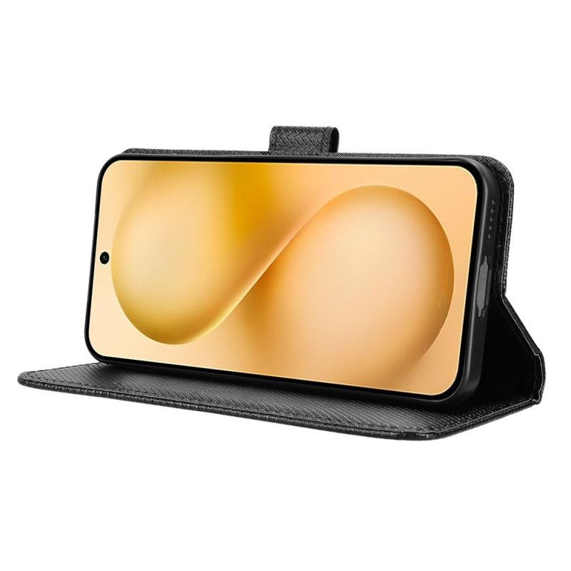 Kožený Kryt Vivo X200 Fe Texturovaná Umělá Kůže