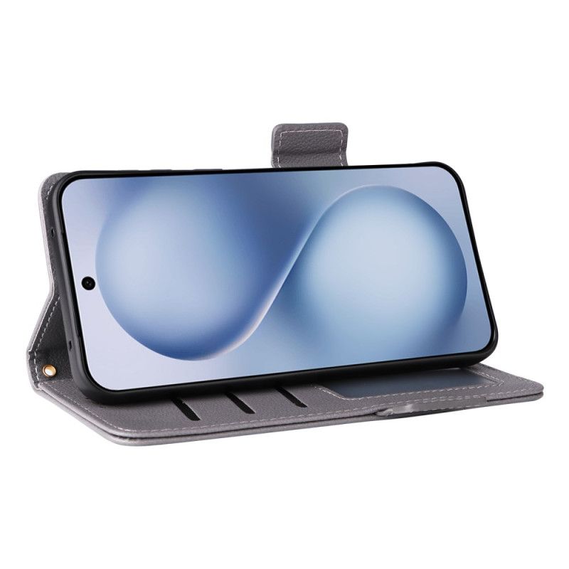 Kožený Kryt Vivo X200 Fe Umělá Kůže S Popruhem