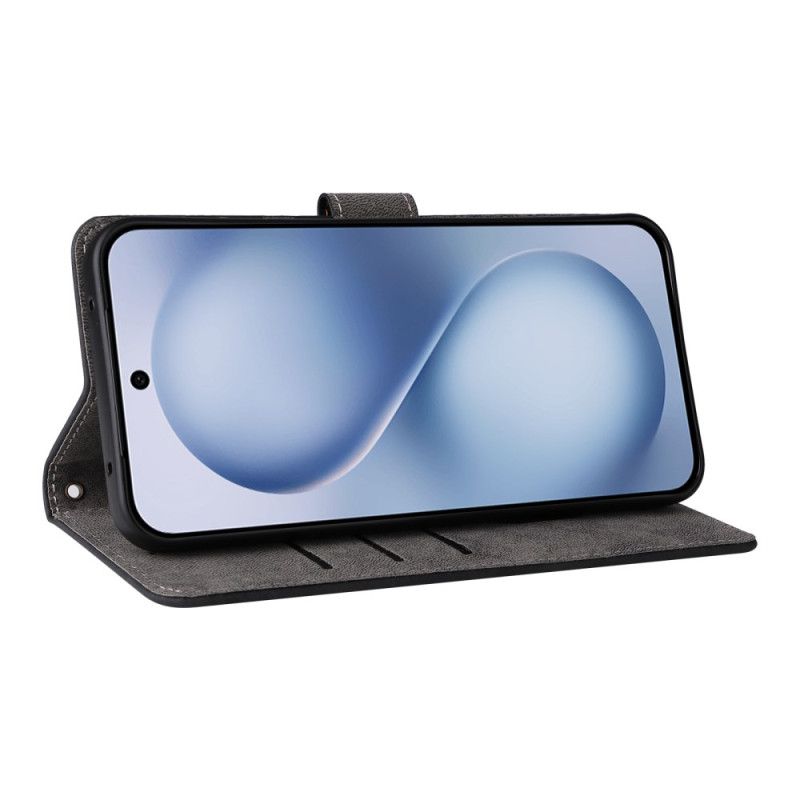 Kožený Kryt Vivo X200 Fe Řemínek S Efektem Semiše