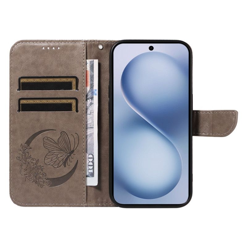 Peněženková Pouzdra Vivo X200 Fe Grafický Motýl