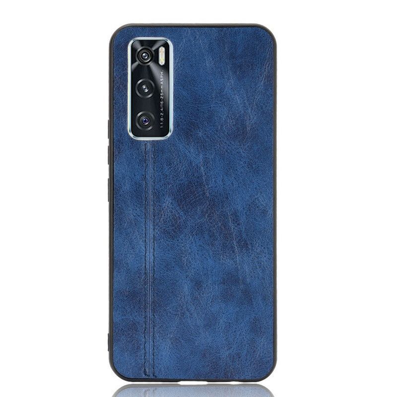 Kryt Na Vivo Y70 Stylové Kožené Prošívání